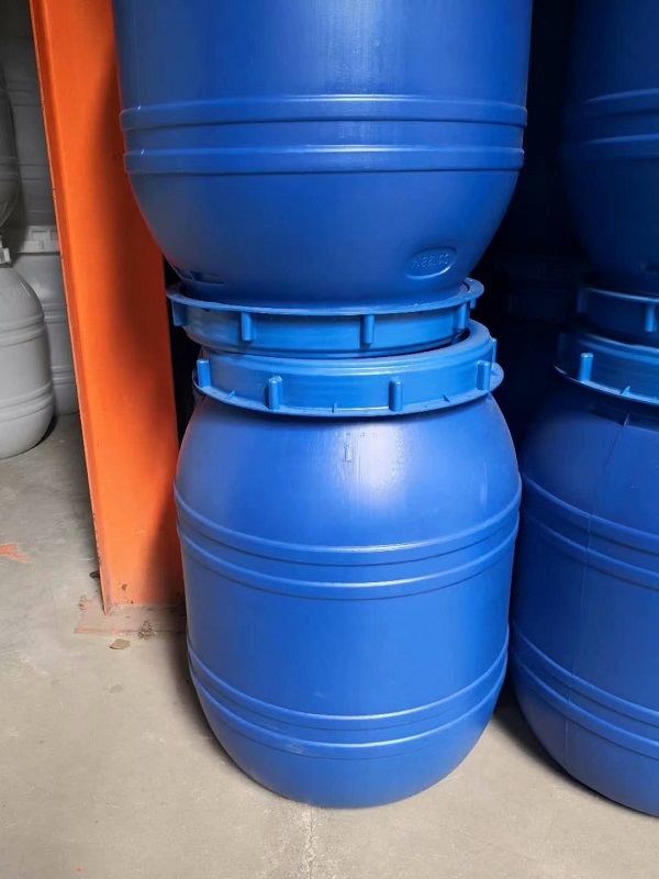 100升大口螺旋蓋藍(lán)色現(xiàn)貨塑料桶